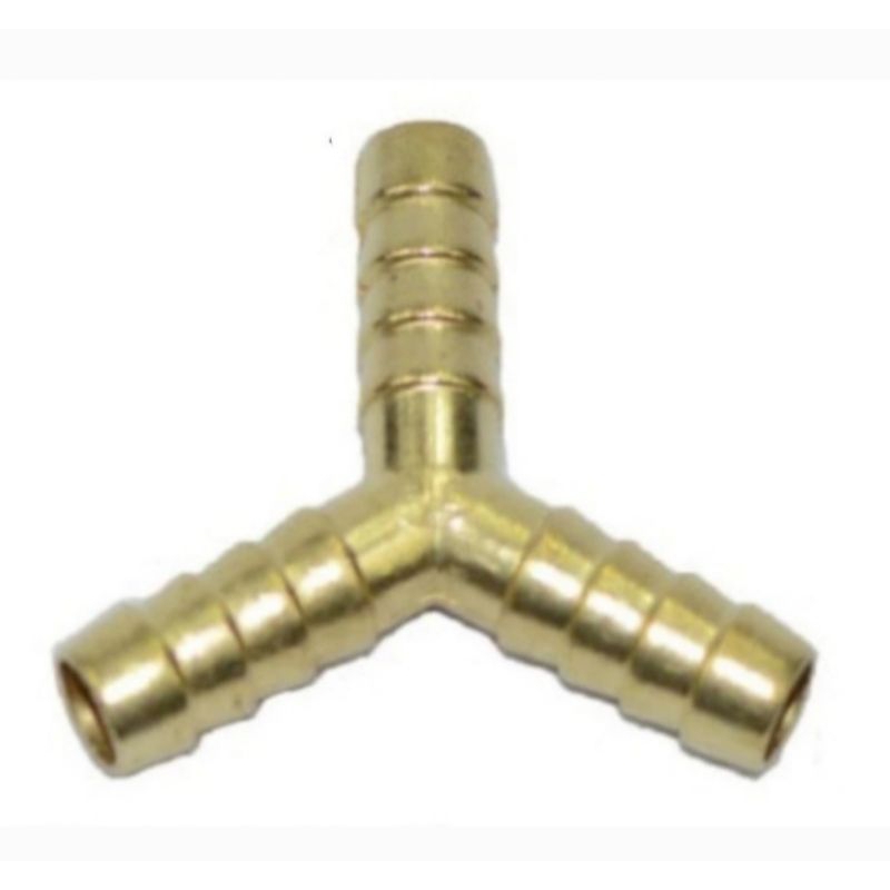 nepel 9.5 mm penyambung selang gas sambung cabang 3
