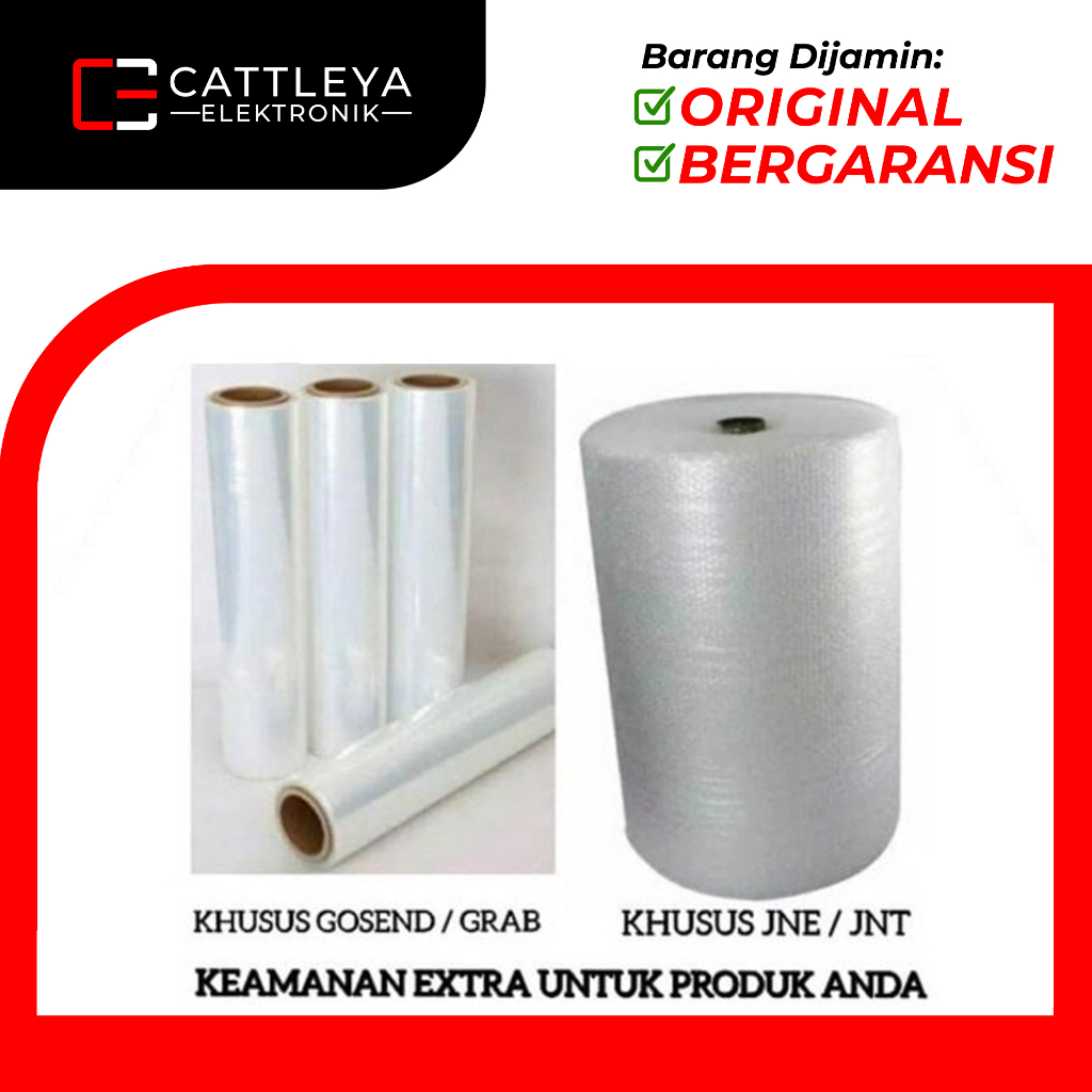 

[COD] [EXTRA KEAMANAN] BUBBLE WRAP / PLASTIC WRAPPING (TAMBAHAN PACKING)