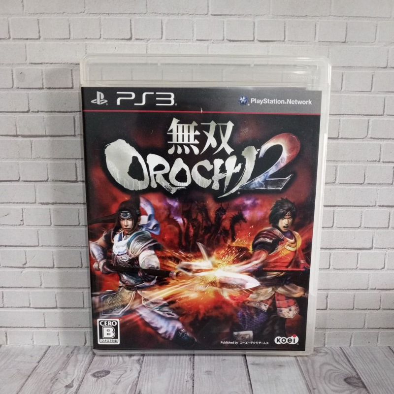 BD CD KASET ORIGINAL PS3 MUSOU OROCHI 2 JPN BAHASA JEPANG LENGKAP MANUAL BOOK