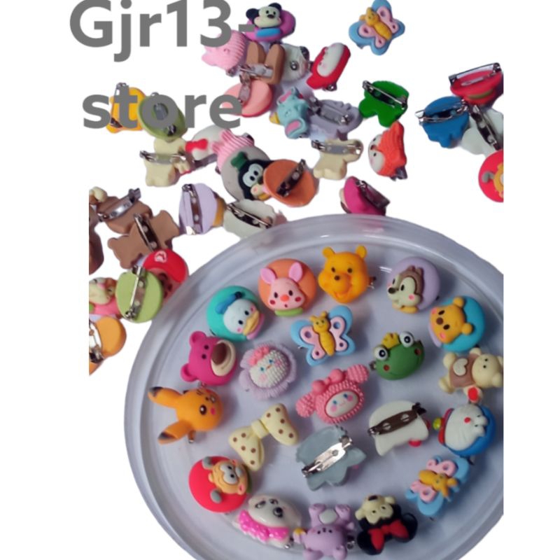 bros mini isi100 pcs/bros kecil lucu dan imut/bros karakter