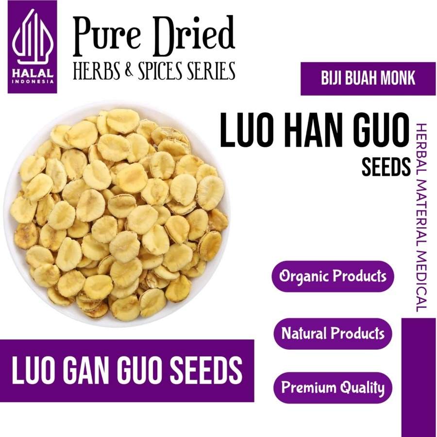 

ELIF TEA Luo Han Guo Seeds Tea Dried Siraitia Grosvenorii Fruit Monk Fruit Tea