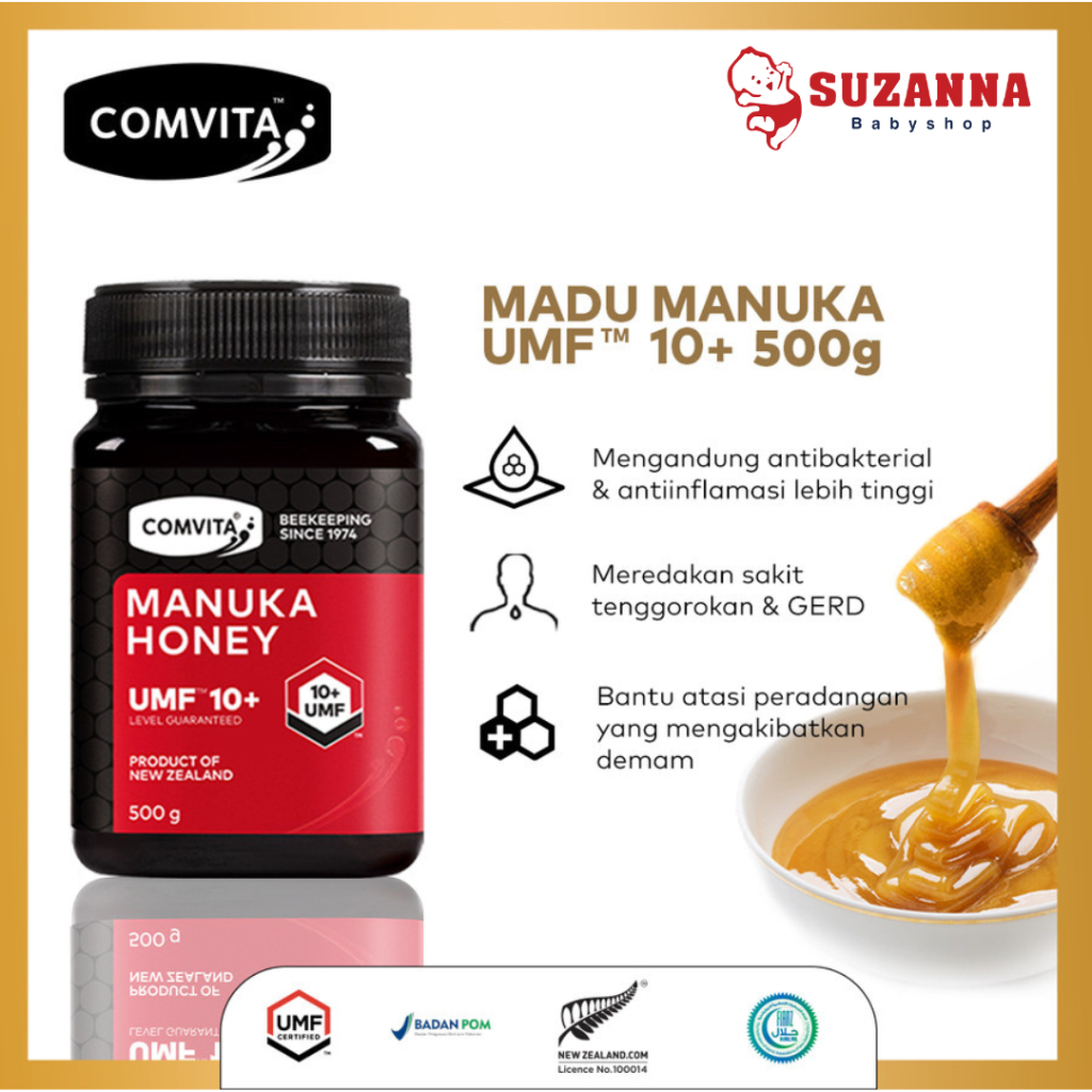 

Comvita Manuka Honey UMF10+ 500gram / Madu Murni New Zealand UMF 10+