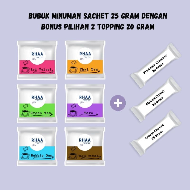 

Bubuk Minuman Varian Rasa Drink Powder Kemasan Sachet 25 Gram