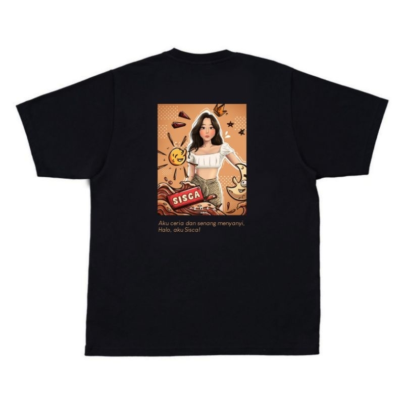 T-Shirt 9 Senbatsu Spesial Jikoshoukai Sisca Jkt48 - Kaos Unisex