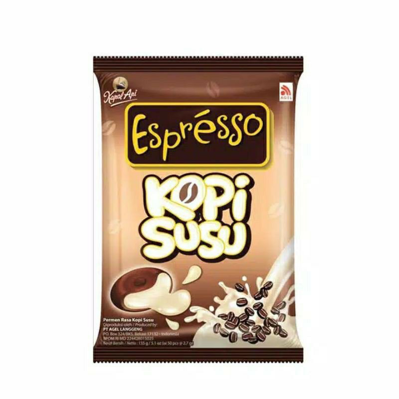 

Permen Kopi susu Espresso 1 Pack 50 pcs