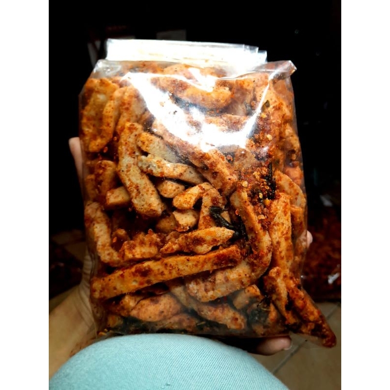 

Basreng stik daun jeruk cabe asli kemasan 250gram