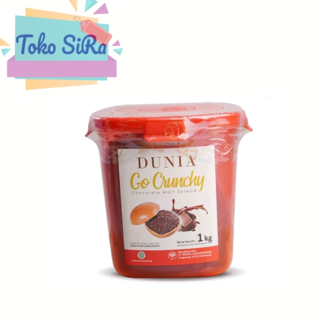 

Dunia GO Crunchy Chocolate Malt 1kg - Dunia Go spread Crunchy Chocolate Malt 1 kg