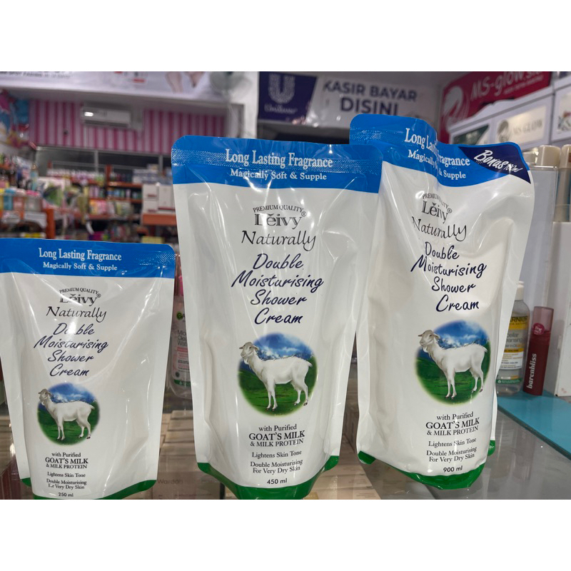 LEIVY NATURALLY DOUBLE MOISTURISING SHOWER CREAM