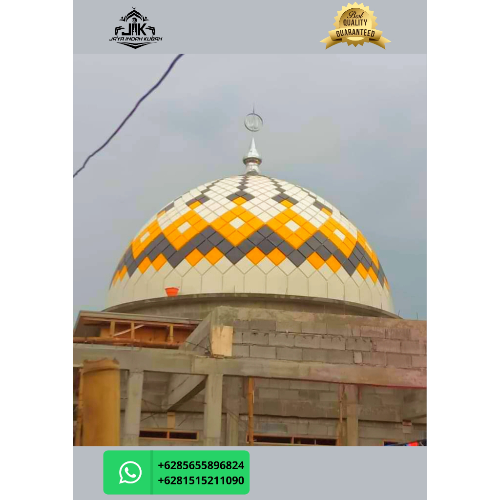 Kubah Masjid Enamel Kalimantan Timur
