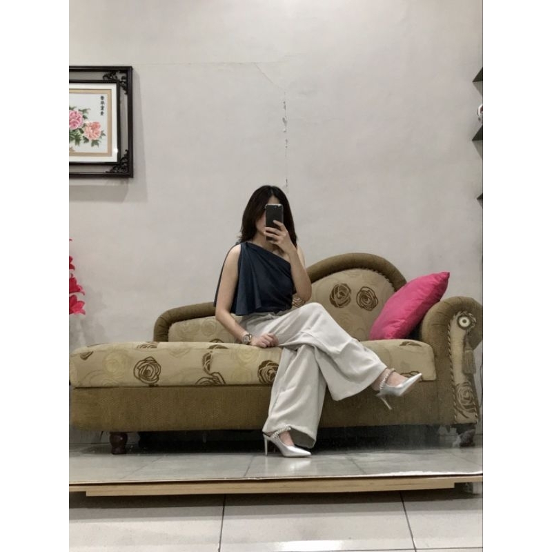 One Shoulder Top, Tarzan Top, Free Size