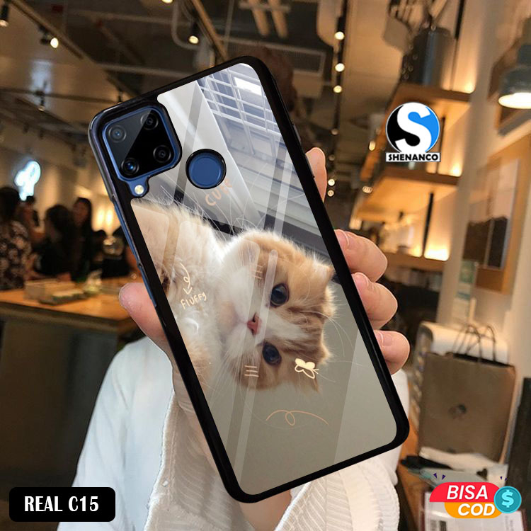 Case Realme C15 C21 Terbaru Fashion Case Gambar Motif Kucing Aesthetic 02 Casing Hp Case Murah Hardc