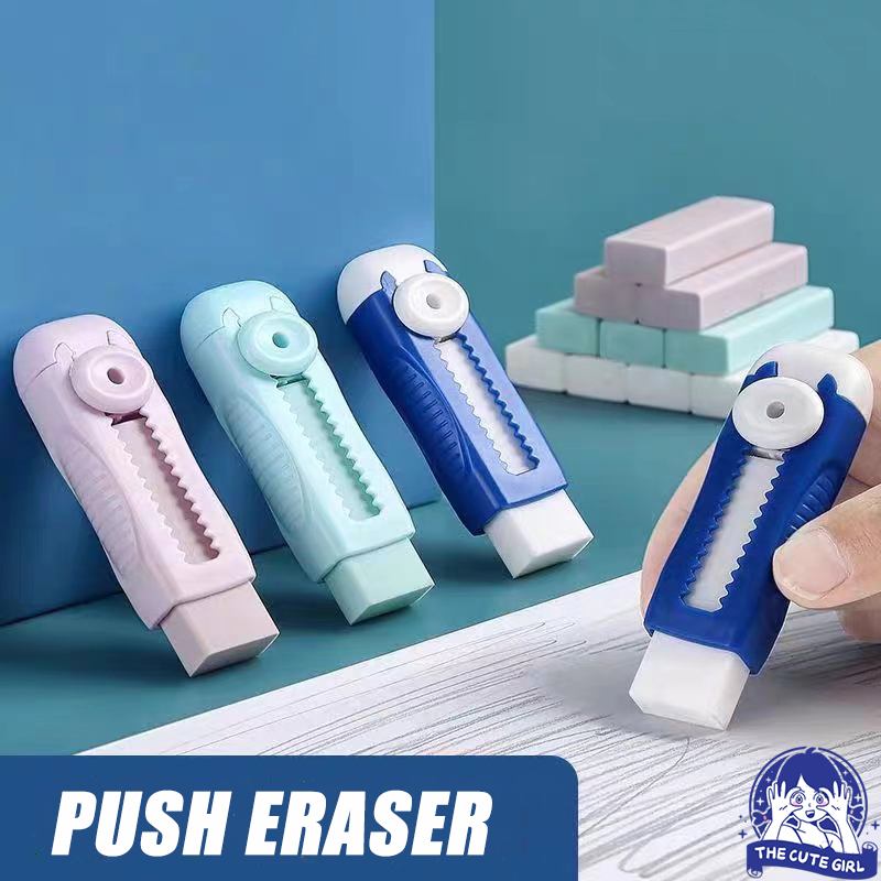 

Sliding Eraser / Penghapus Mekanik / Hapusan Mekanik Warna Lucu Tidak Meninggalkan Serpihan - Stazionario