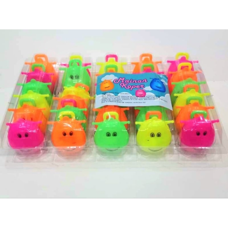 Permen Cemilan Snack Koper Luggage Tas Mainan Anak Murah (isi 30 pcs)