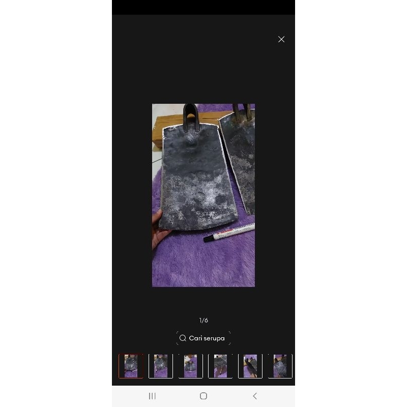 cangkul kolong 20x35 baja asli wonosobo