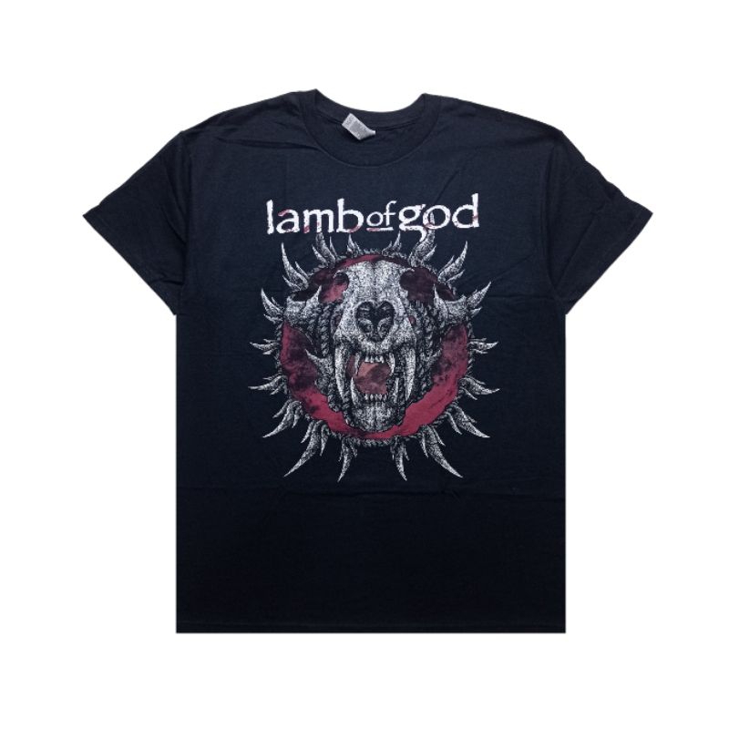 KAOS BAND ORIGINAL LAMB OF GOD - RADIAL OFFICIAL MUSIC MERCHANDISE ROCKOFF T-SHIRT