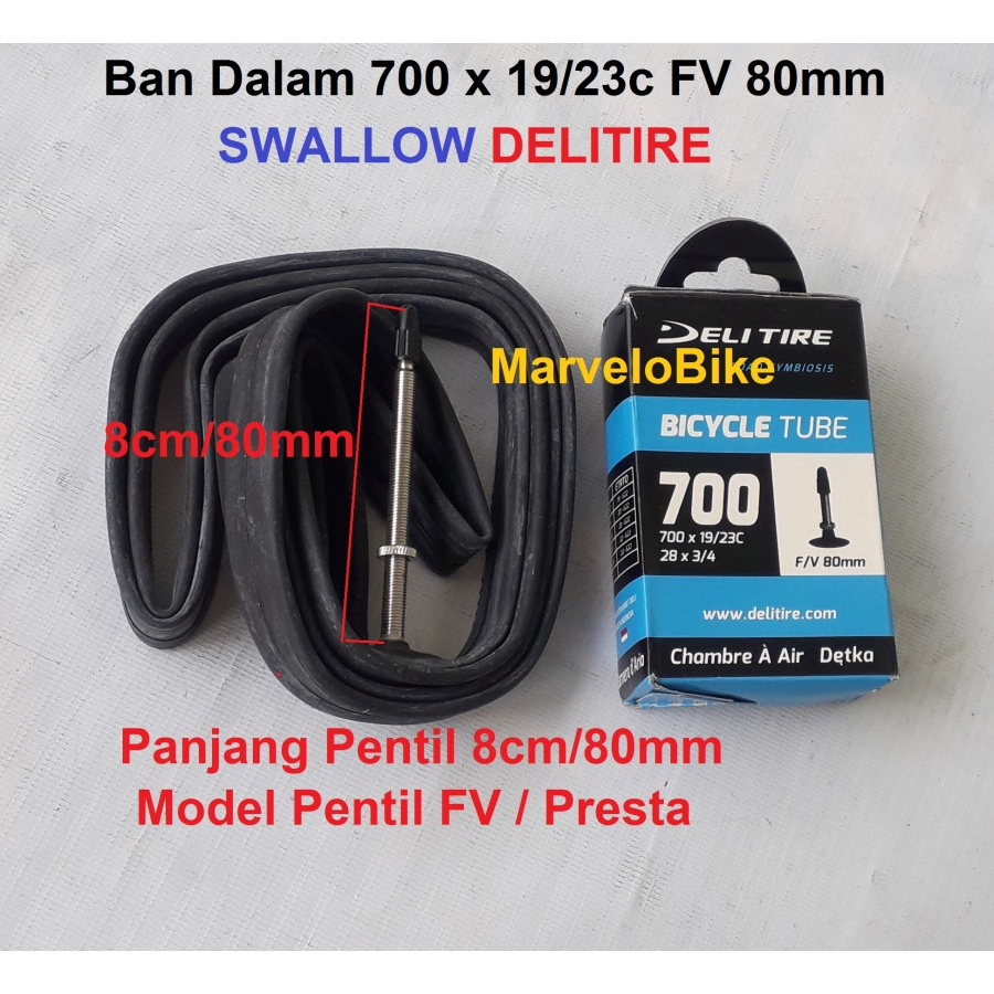 Ban Dalam Sepeda Fixie 700 x 19 / 23c Swallow