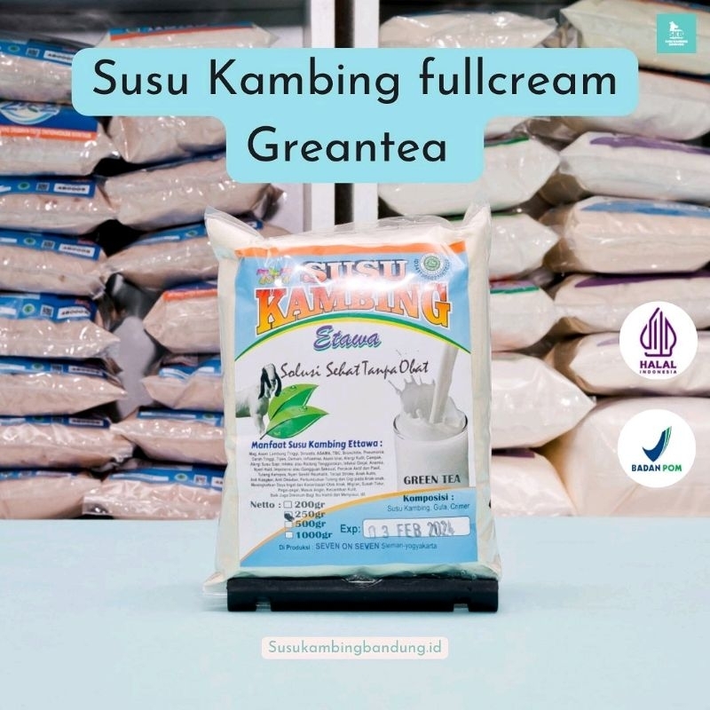 

Susu Kambing Bubuk FULL CREAM GREEN TEA