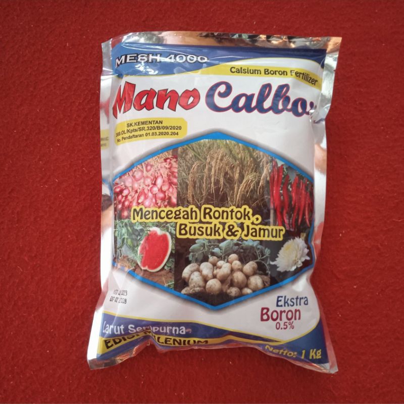 Mano Calbor Kalsium Boron Fertilizer Kalsium tanaman