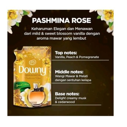 DOWNY WANGI MURAH Pashmina Rose 550ml