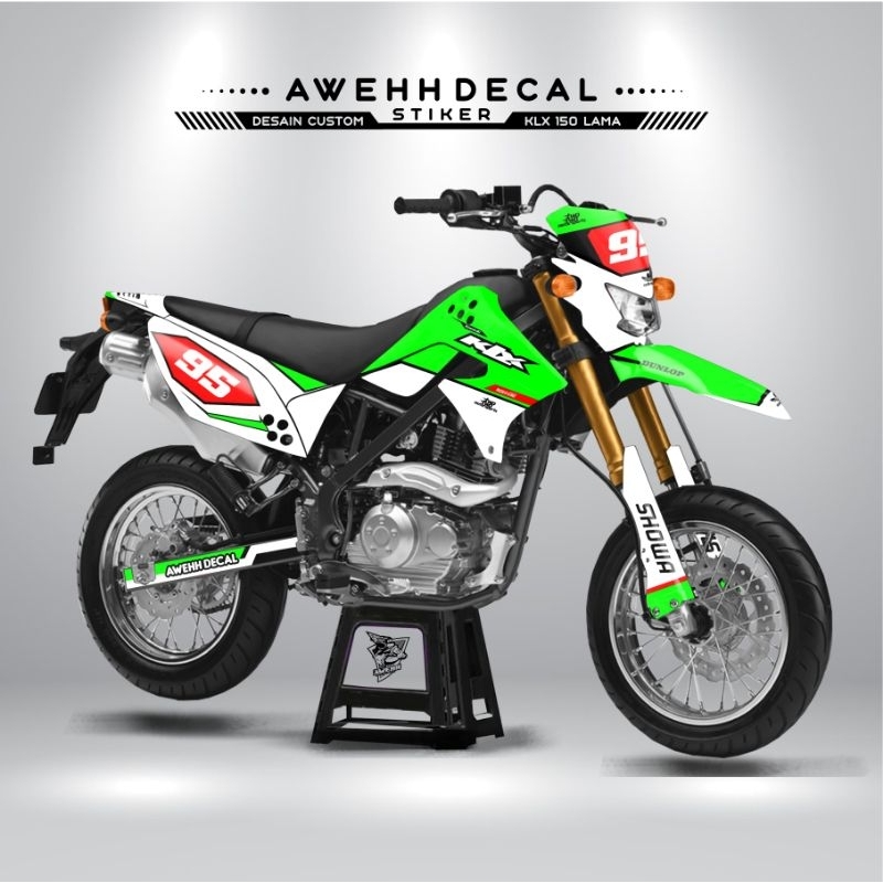 DECAL STIKER KLX LAMA - KLX DTRACKER LAMA CUSTOM DESAIN