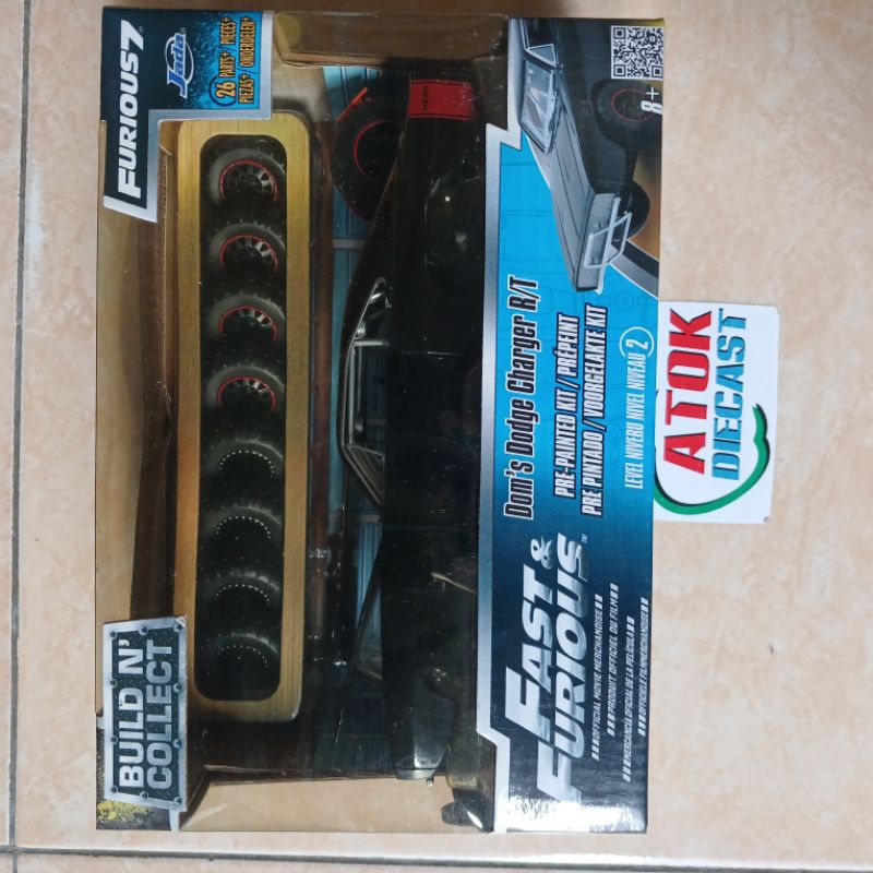 Jada 24 Fast & Furious Dom's Dodge Charger R/T Mokit