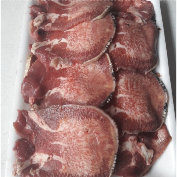 

Lidah Sapi / Beef Tongue / 1KG (Frozen) - Utuh / Whole