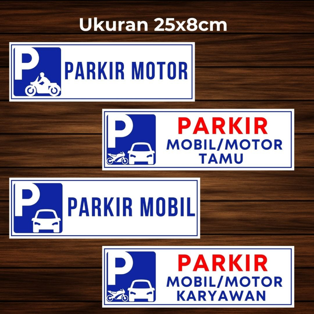 

Stiker Label Parkir Motor dan Mobil Karyawan