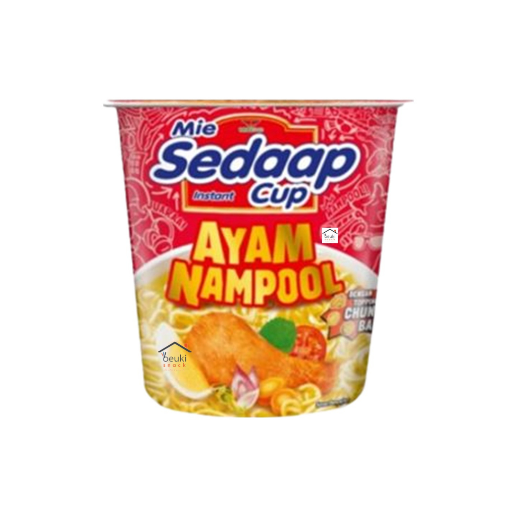 

Mie Sedaap Ayam Nampol Cup Kuah dengan Chunky Ball