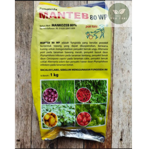 Fungisida MANTEB 80WP - Pak Tani 1Kg