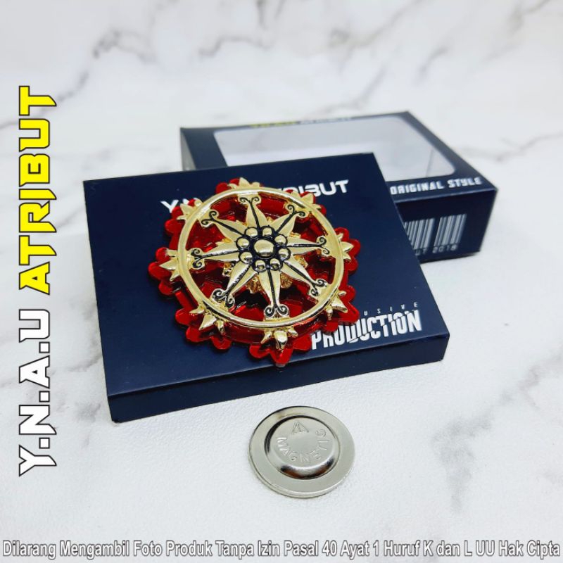 PIN RODA CAKRA POLRI EXCLUSIVE