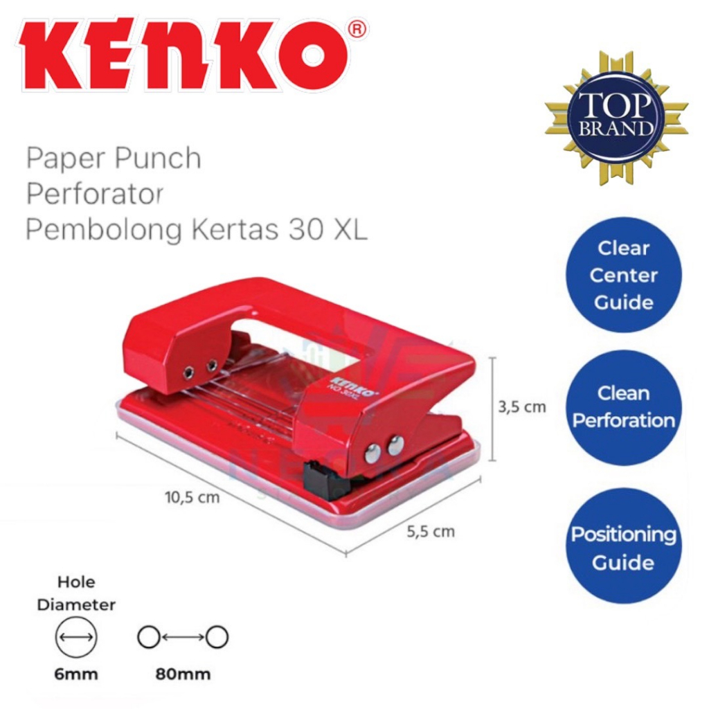 

Kenko Pembolong Kertas | Punch No. 30 XL