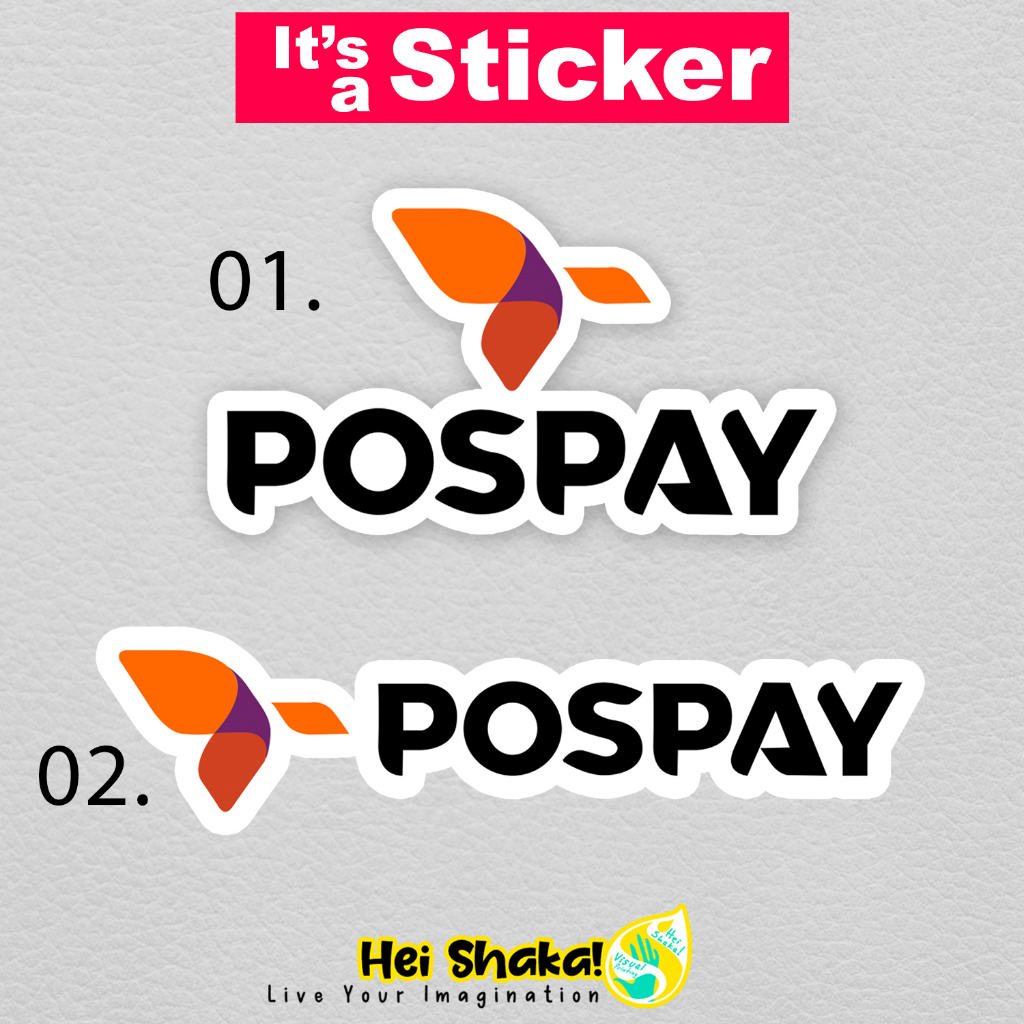 

Heishaka Stiker POSPAY Kantor Pos Sticke Vinyl Anti Air