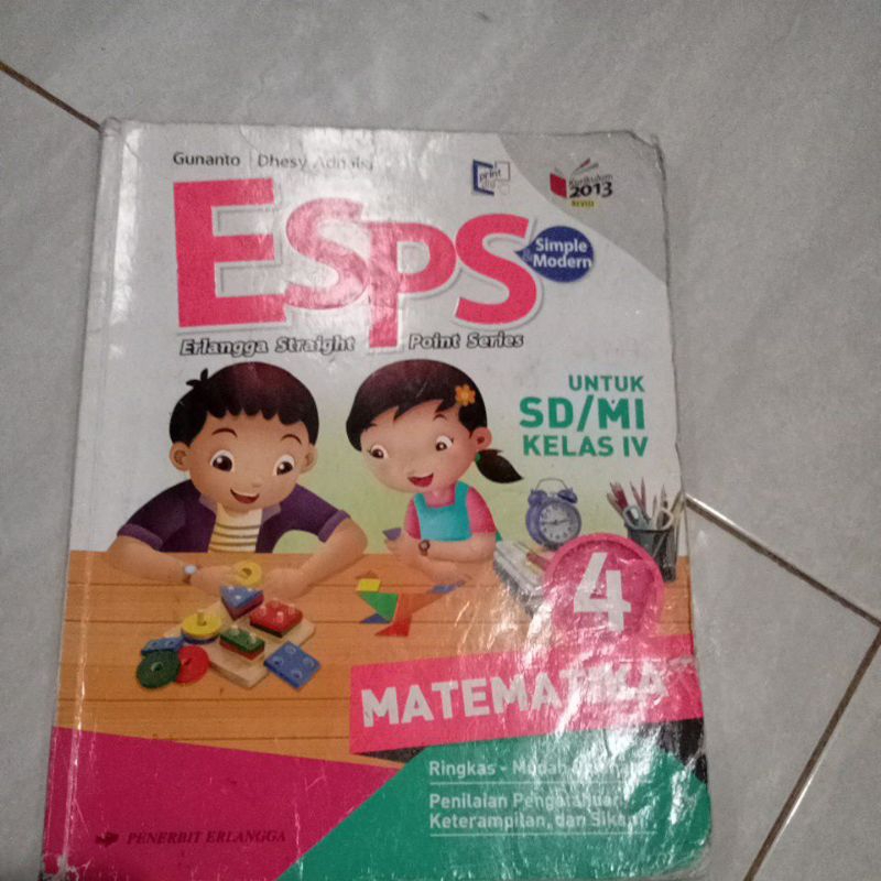 

ESPS Matematika kelas 4 original bekas