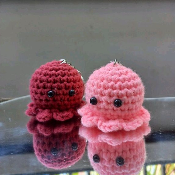 [Crochet Keychain] Baby Octopus