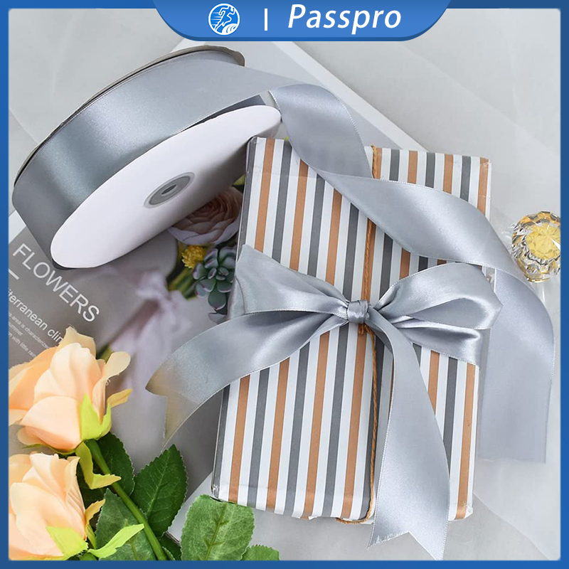 

100yard 3/4 Inch Pita Satin Buket Premium Pita Grossgrain Flower Bouquet Ribbon Roll