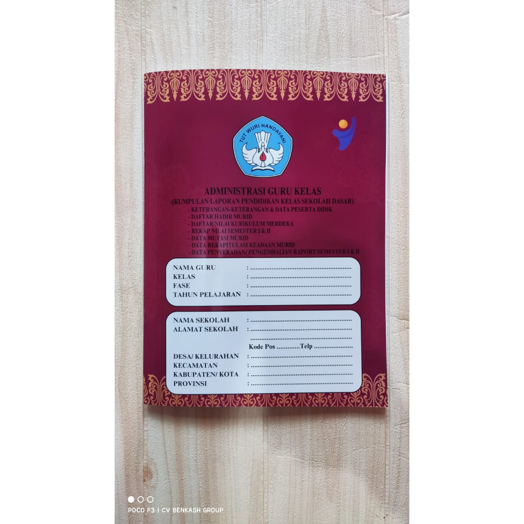 

BUKU KUMPULAN DAFTAR KELAS DAN DAFTAR NILAI KURIKULUM MERDEKA SD