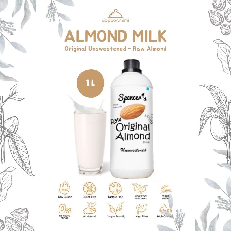 

Spencer's Raw Almond - Original Unsweetened (1000ml)