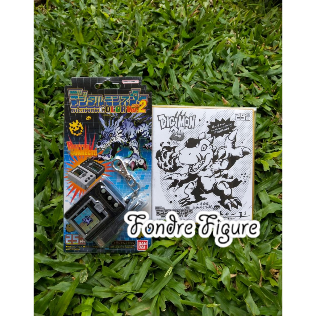 ORIGINAL DIGIVICE DIGIMON BLACK COLOR VER 2 BATTLE CONNECT 25TH ANNIVERSARY CARD DIGITAL MONSTER