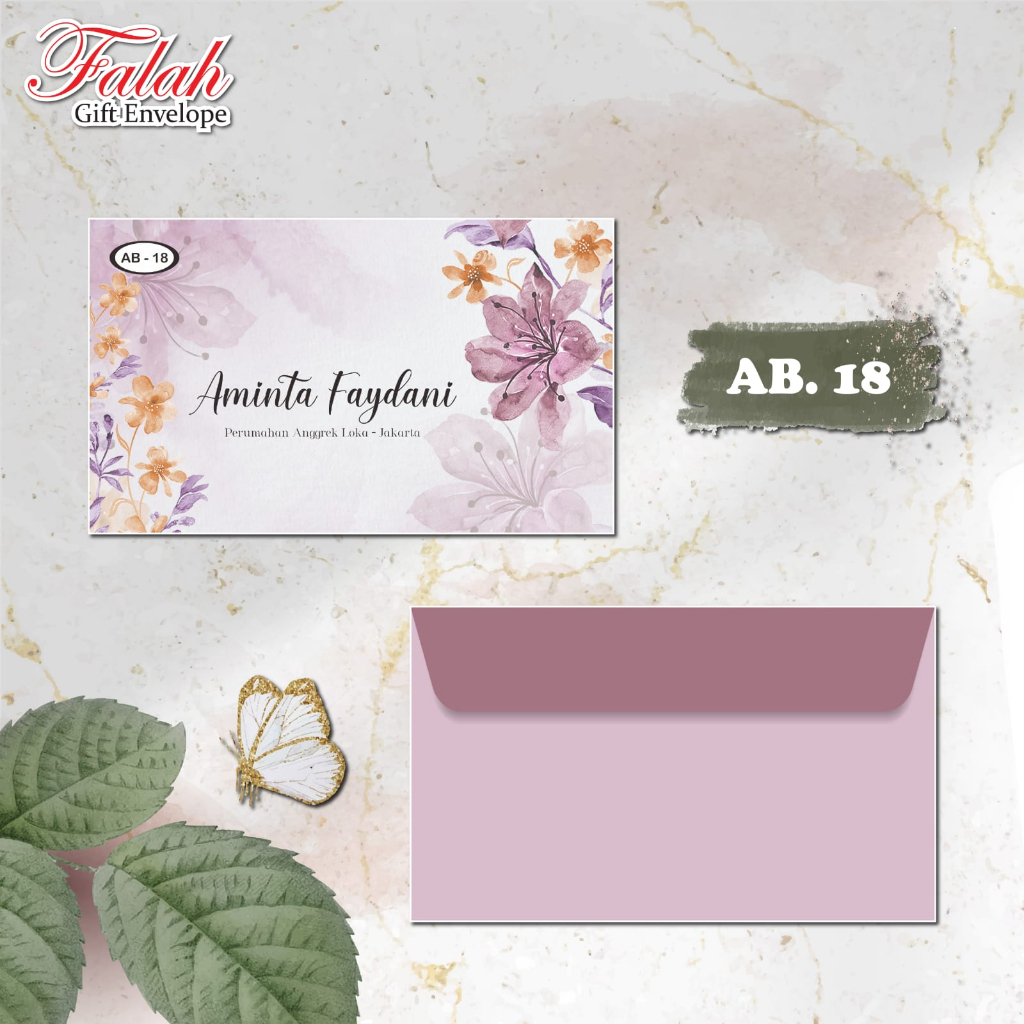 

Amplop Falah AB 18 Terbaru Tanpa Cetak Isi 50pcs