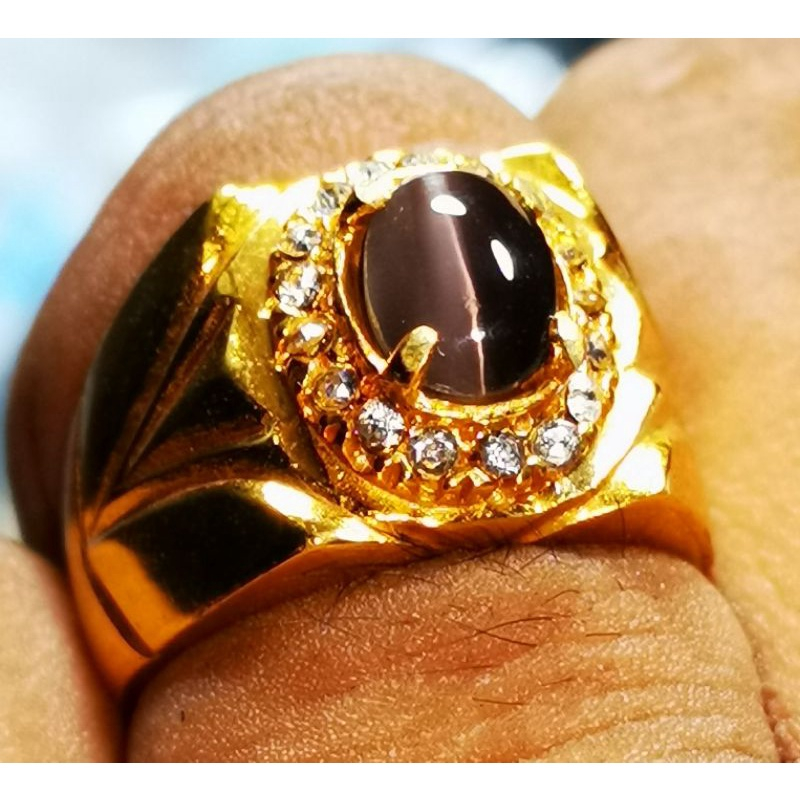 Batu permata natural cat Eye silimanite srilanka