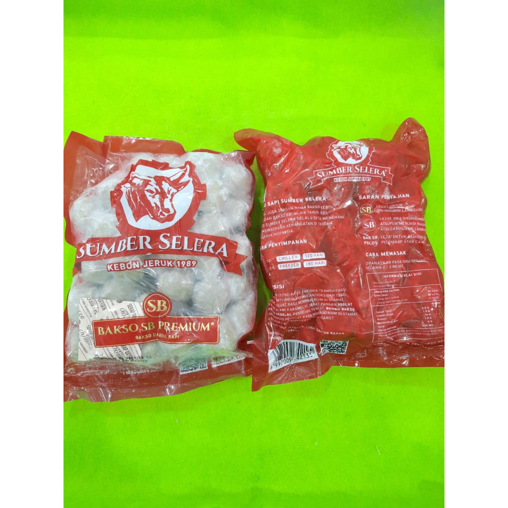 

SUMBER SELERA BAKSO SB PREMIUM 50 650gr