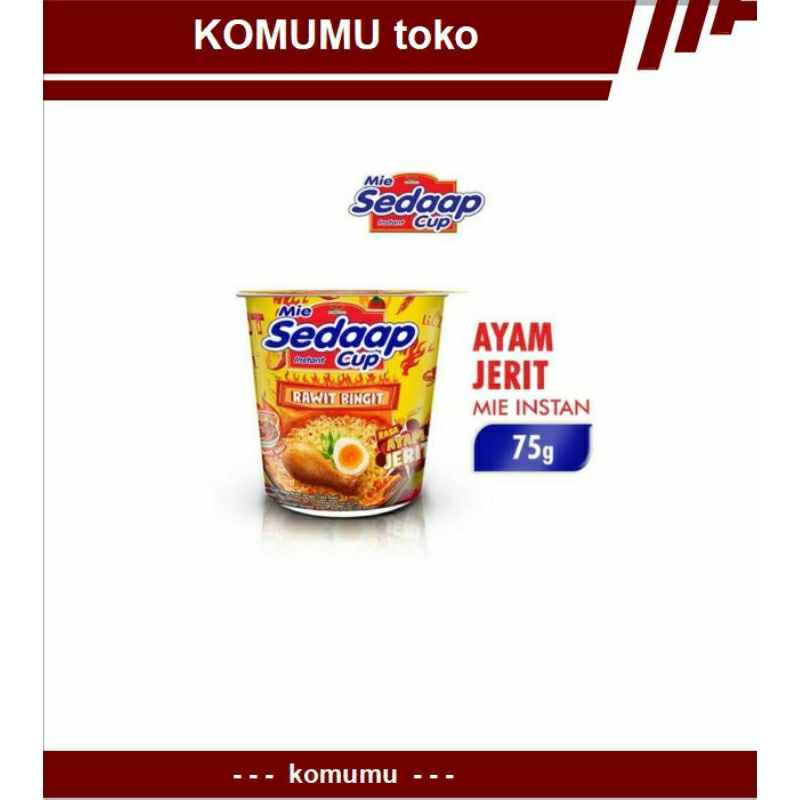 

Mie Sedaap Cup Ayam Jerit
