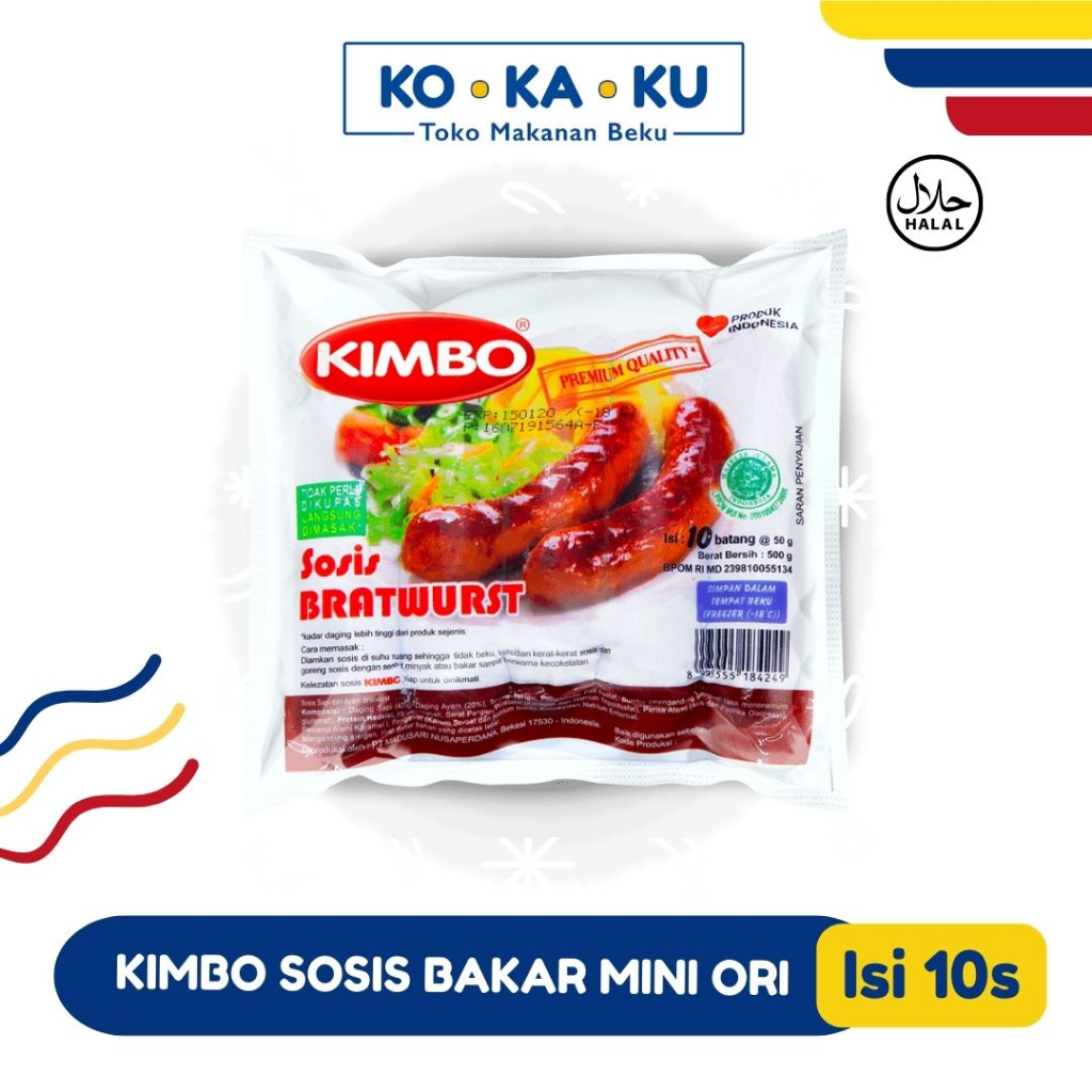 

Kimbo Sosis Bakar Mini Ori 500g