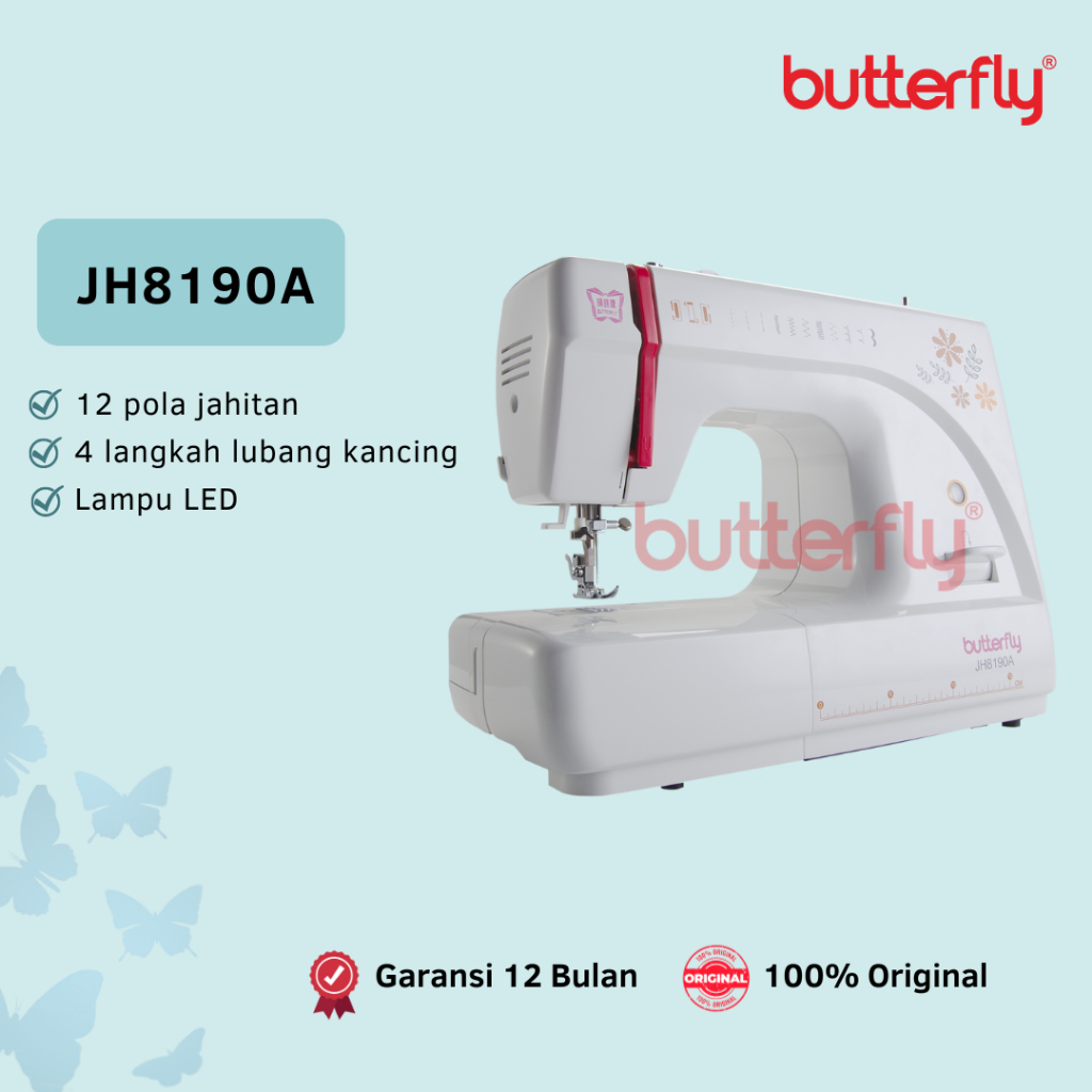 Mesin Jahit Portable BUTTERFLY JH8190A
