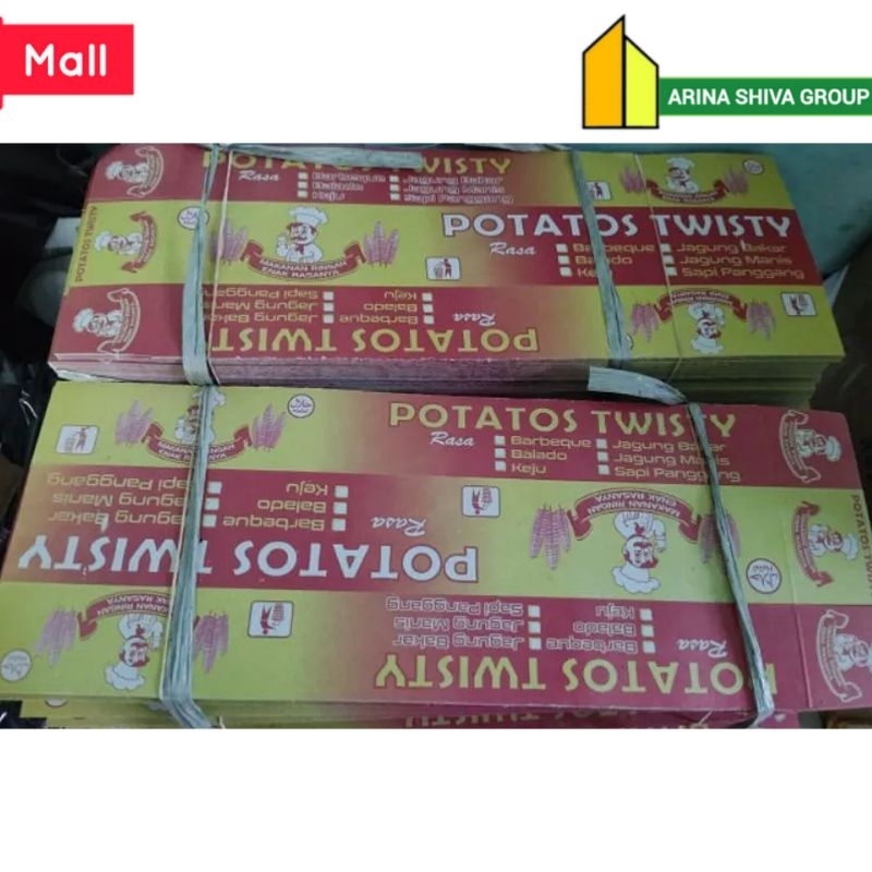 

100 LEMBAR KERTAS KENTANG ULIR BAHAN IVORY FOIL UKURAN 35 × 13 CM | KOTAK KENTANG SPIRAL | BOX KENTANG TORNADO MURAH | DUS KENTANG ULIR/SPIRAL HIGH QUALITY | CENTRAL JAYA ABADI | ARINA SHIVA GROUP 4274
