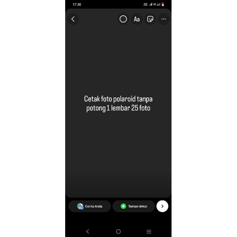 

Cetak polaroid tanpa potong
