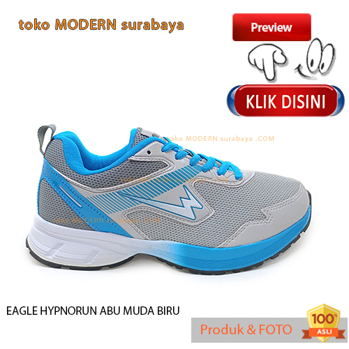 Sepatu pria olahraga running sneakers tali EAGLE HYPNORUN