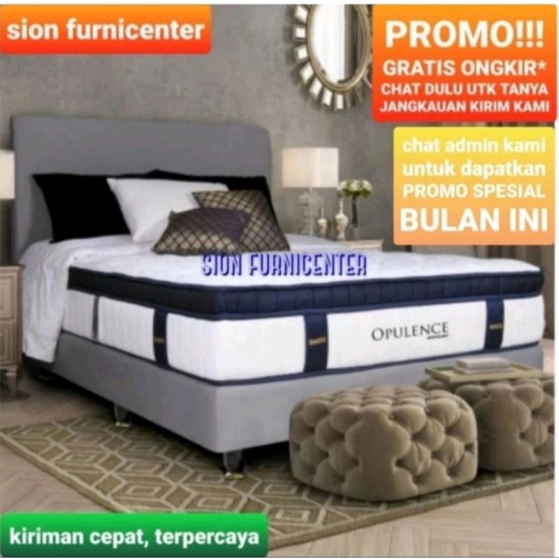 Matras simmons opulence 180x200 full set divan sandaran / kasur simmons opulence 180 x 200 komplit s