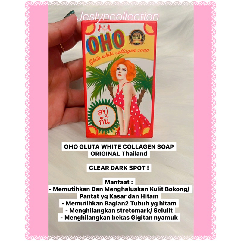 OHO GLUTA WHITE COLLAGEN SOAP ORIGINAL THAILAND