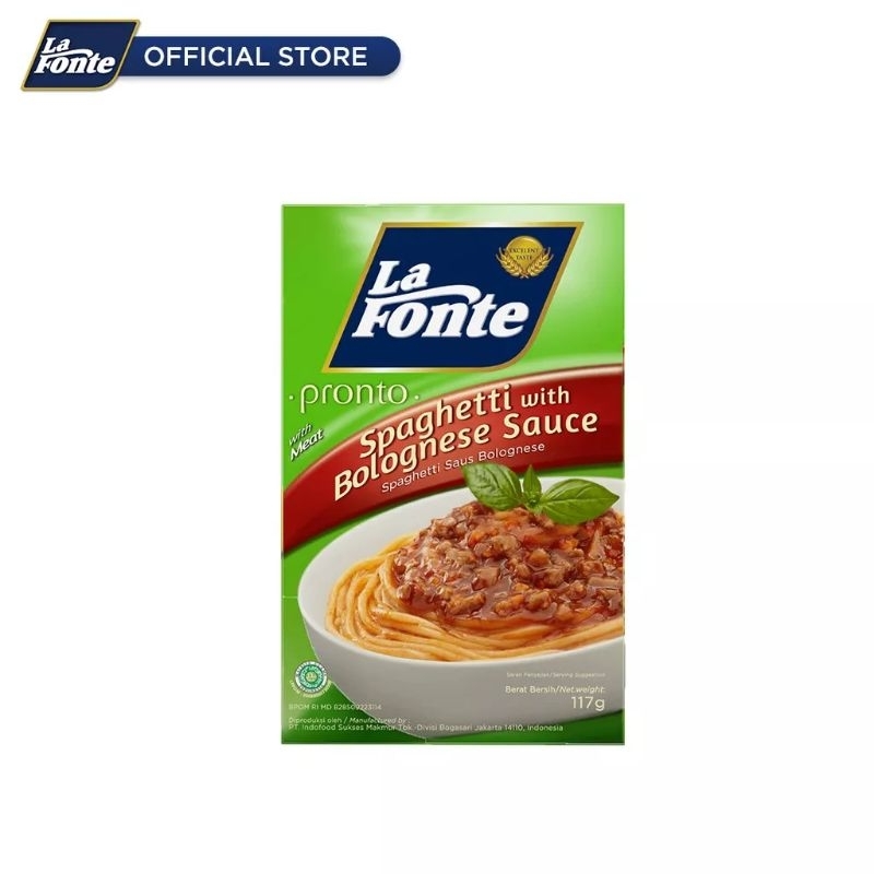 

LA FONTE SPAGHETTI WITH BOLOGNESE SAUCE BOX 1'S